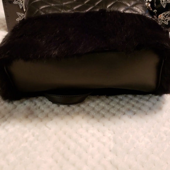 Michael Kors fur backpack purse - Picture 2 of 5